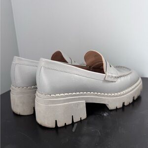 Free people light blue loafers size 37.5 fits like an 8.5